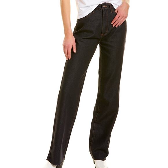 WeWoreWhat High Rise Dad Jean in Dani Blue & Black Size 31 - Picture 1 of 5